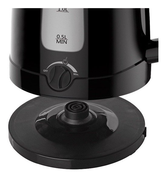 Pava Electrica Liliana Ap175 Tempomate Negra 1,7l Reg Temper Color Negro - Imagen 4