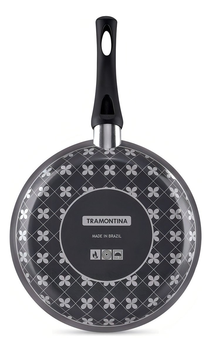 Sarten Tramontina 26cm Antiadherente Starflon + Espatula Color Negro - Imagen 2