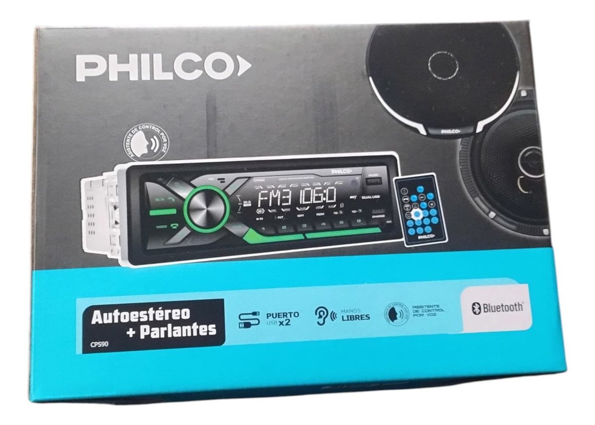 Autoestereo + Parlantes Philco Cps90 Bluetooth - Imagen 4