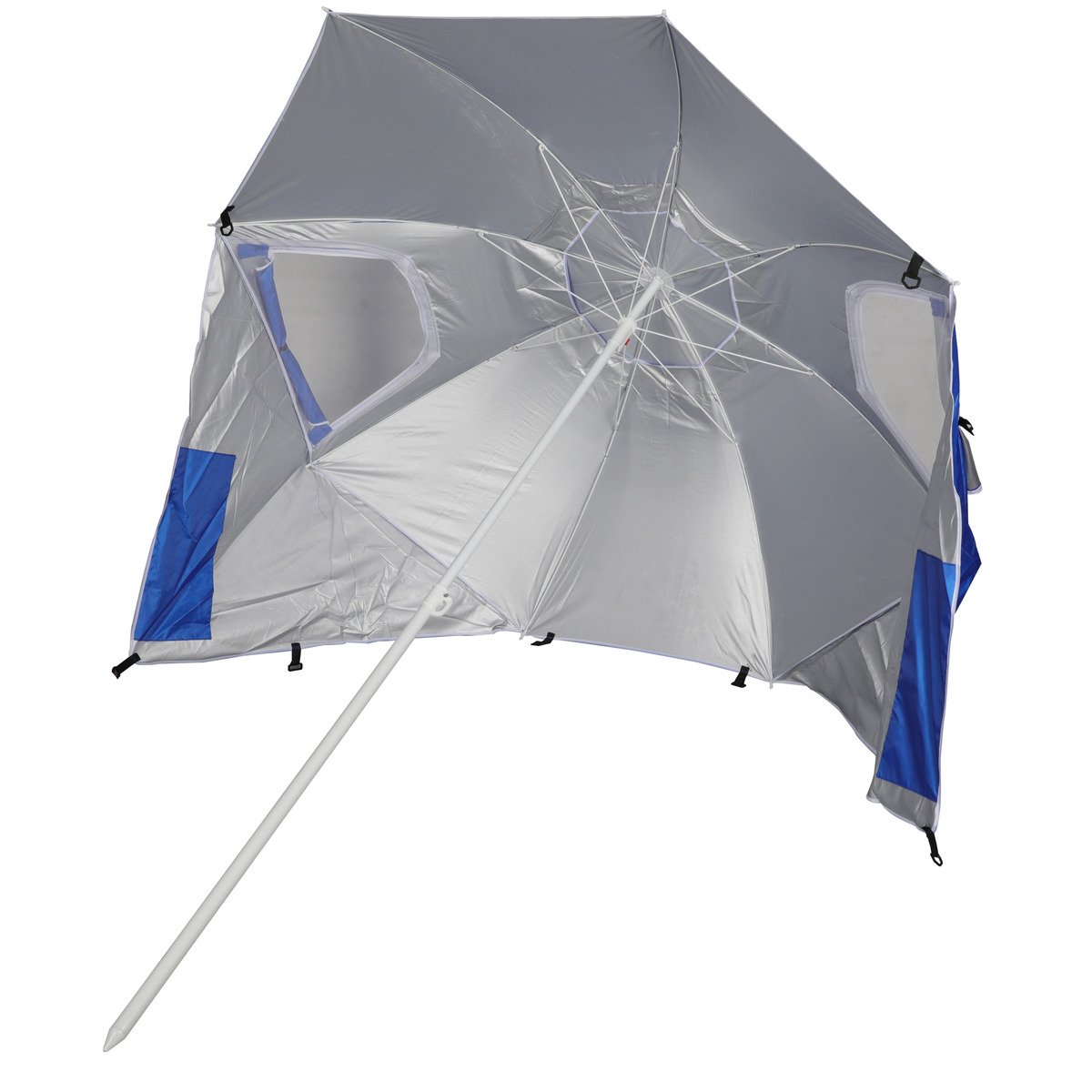 Sombrilla Con Rompeviento Reforzada Carpa Playa Proline Azul - Imagen 3