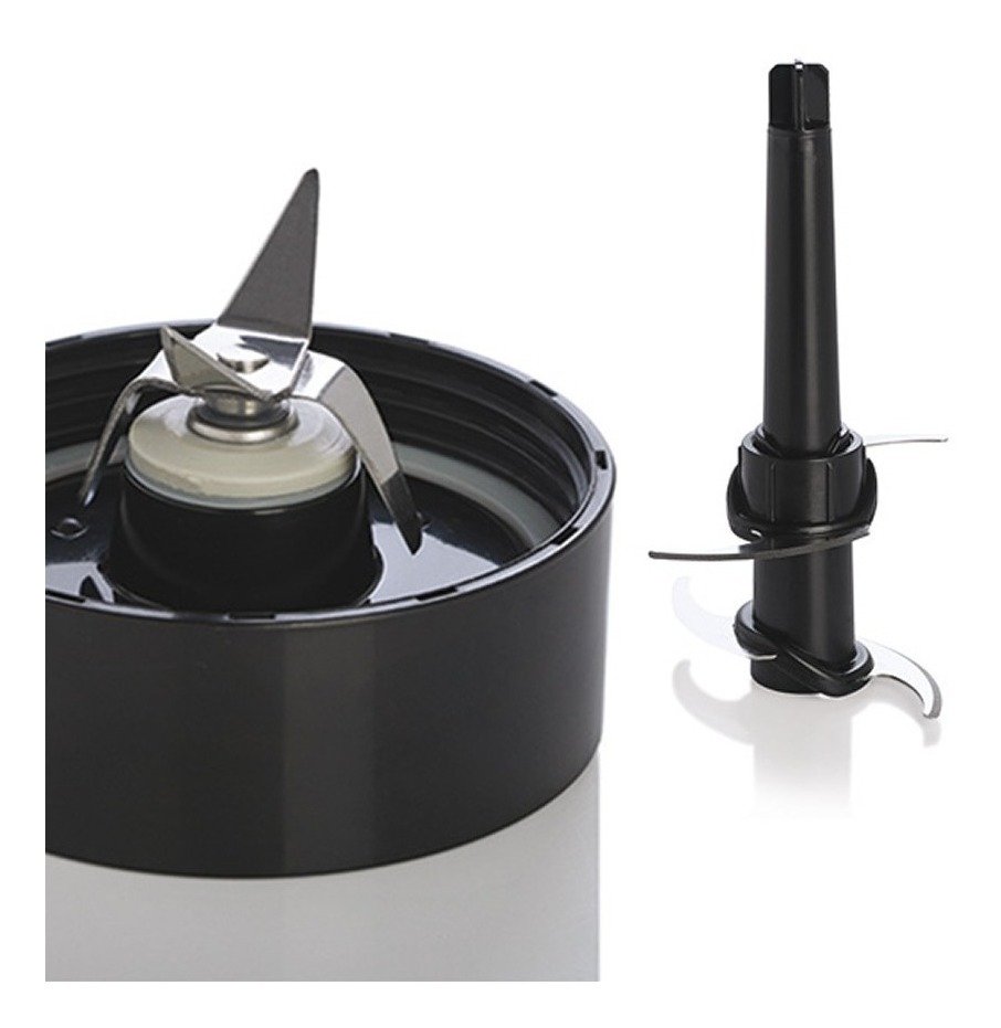 Licuadora/picadora Portátil Liliana Picplus Am312 1.2 L Negra Con Jarra De Plástico Negro - Imagen 8