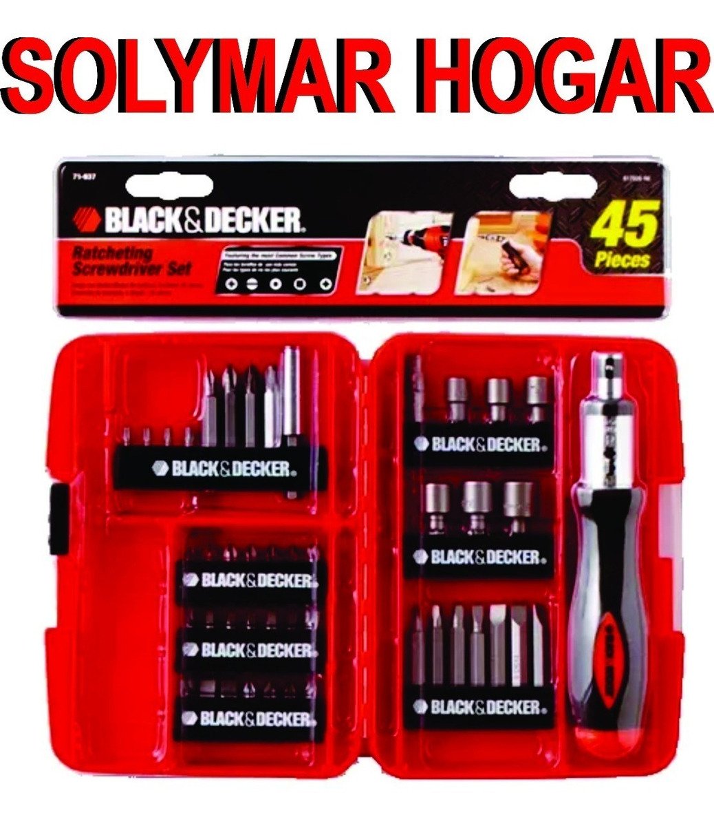 Set De 45 Piezas Con Estuche Black And Decker 71-937 La!!!!!