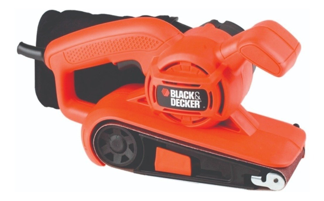 Lijadora Banda Black Decker 680w Manual Madera C/bolsa Br318 Naranja 50 Hz - Imagen 6