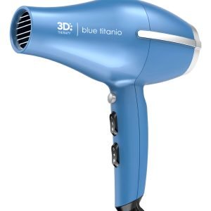 Secador Gama Blue Titanio 3d Therapy 2300w Anti-frizz Azul