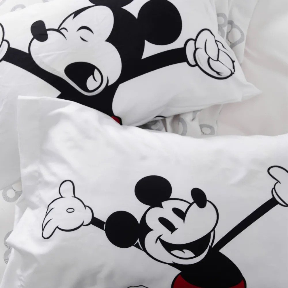Juego De Sábanas 2 Plazas Piñata Mickey Classic Blanca Blanco Mickey Mouse - Imagen 6