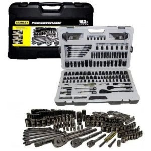 Set Herramientas 183 Piezas Cromado Negro Stmt74086 Stanley
