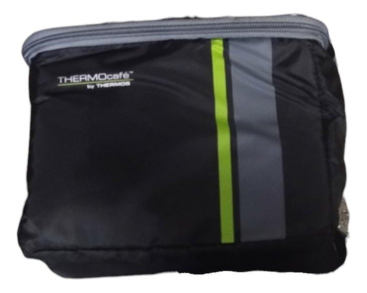 Lunchera Térmica Thermos Vianda Conservador 6 Litros Negro Liso