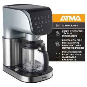 Máquina De Helado Atma Dolce Icmat1010n 10 Programas Inox
