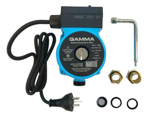 Bomba Presurizadora Gamma G2790ar 120w 2 Baños - Imagen 2