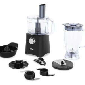 Multiprocesadora Atma Lp8425nap 8 En 1 C/licuadora 650w Negro