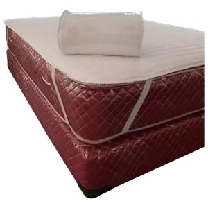 Cubre Colchon Suavestar 80x190 Con Elasticos 1 Plaza Blanco Liso 1 Plaza