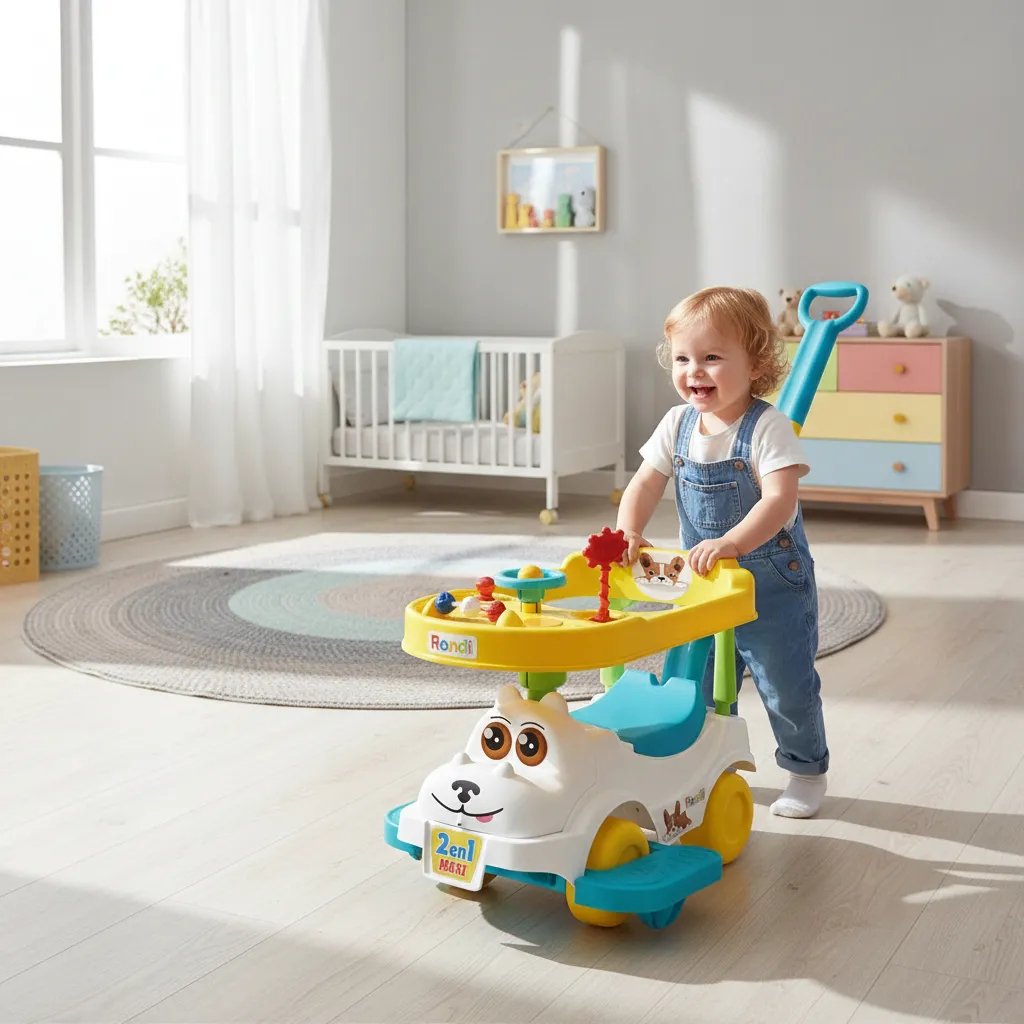 Andador Pata Pata Caminador 2 En 1 Maxi Rondi Color Blanco - Imagen 5