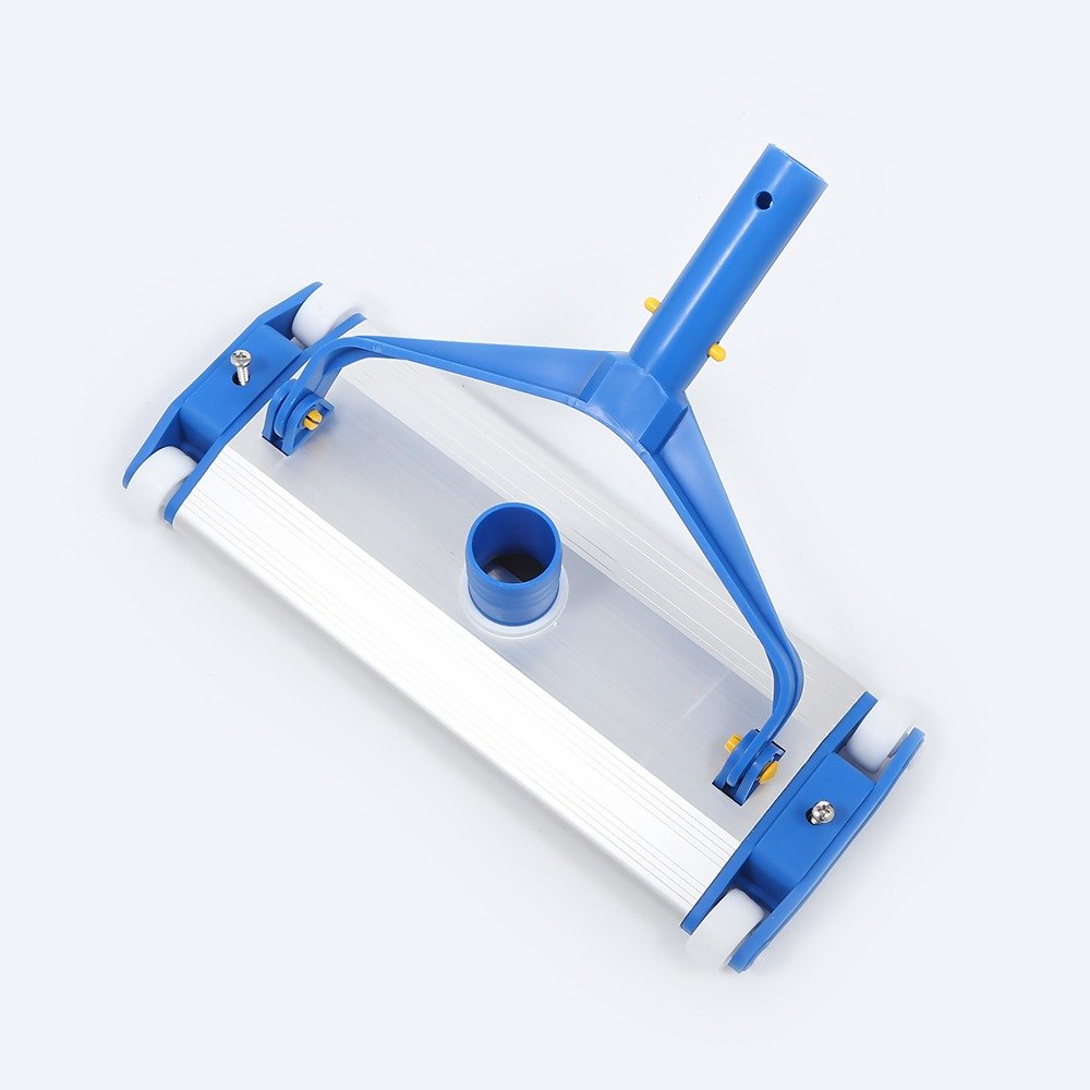 Barrefondo Pileta Aluminio Reforzado Proline 35cm Con Cepillo Blanco - Imagen 6