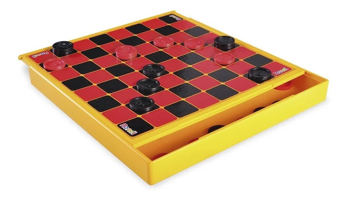 Juego De Mesa Damas Rondi Con Tablero Corredizo 2082