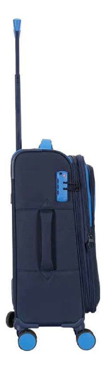 Valija Elf I3425/24 Negro Y Gris Azul Y Celeste Carro Alum - Imagen 3