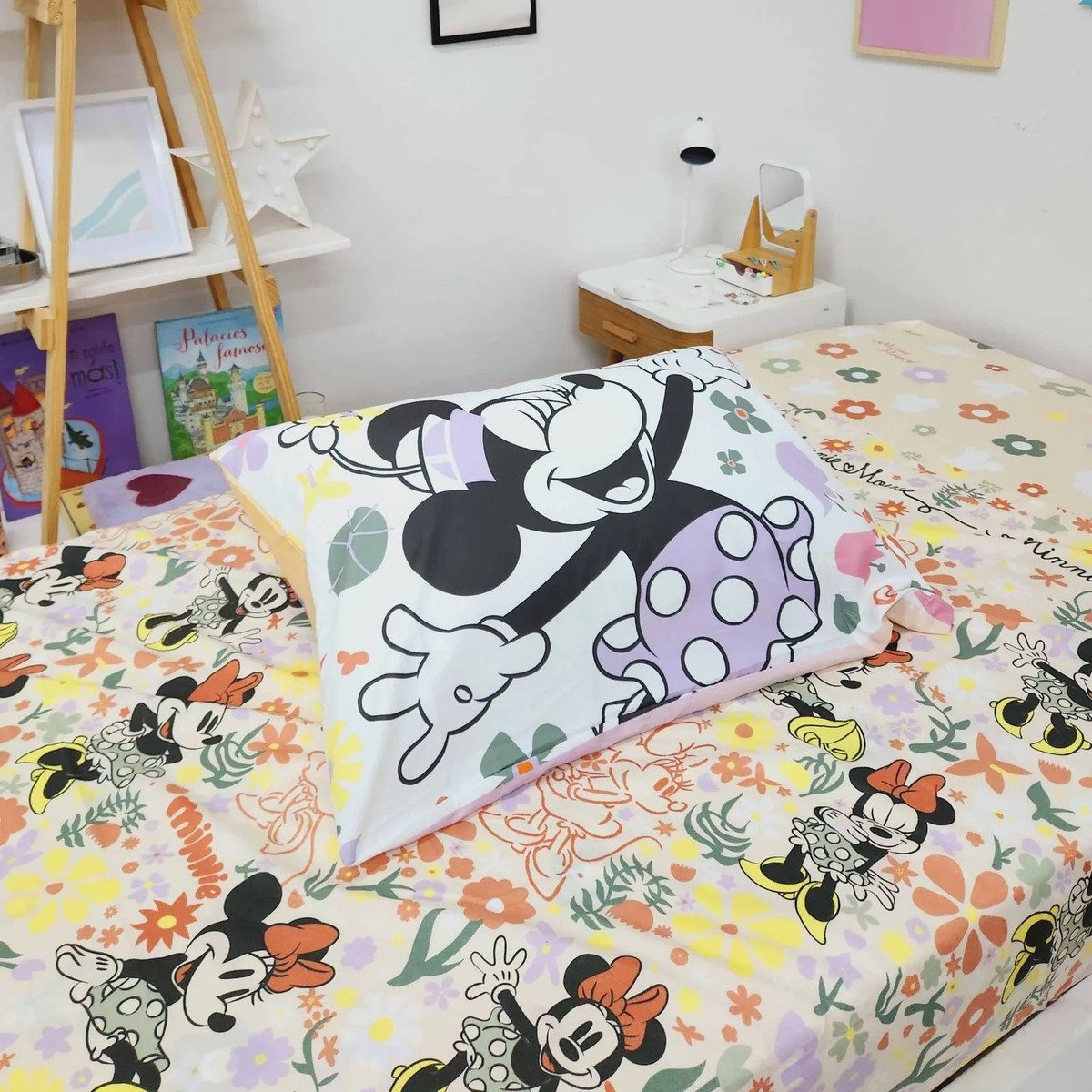 Juego De Sabanas Piñata 1 1/2 Minnie Ultra Soft Coral Claro Minnie - Imagen 5