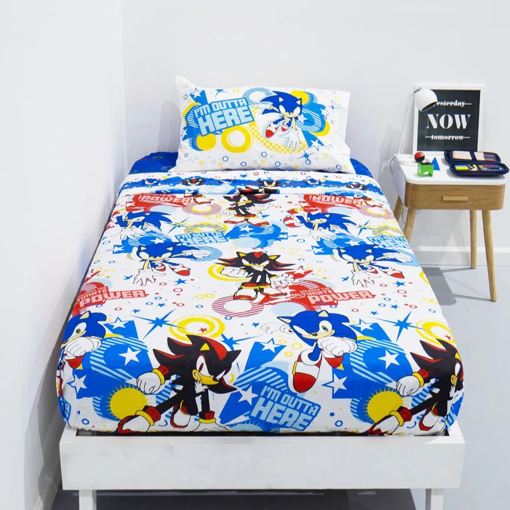 Juego De Sábanas 112 Piñata Sonic The Hedgehog Azul Sonic Iii - Imagen 3