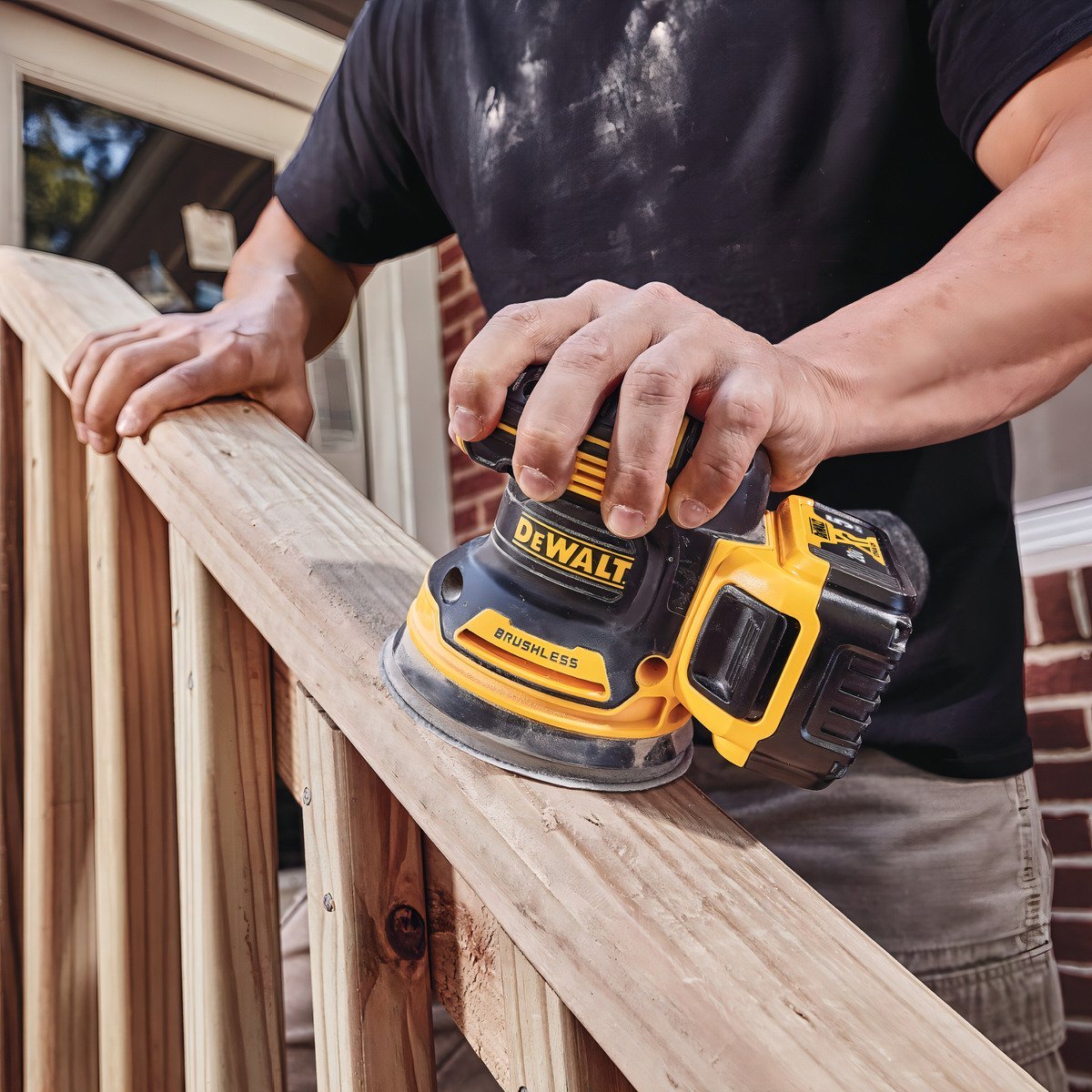 Lijadora Orbital De 5 Sin Escobillas Dewalt Dcw210b Negro - Imagen 9