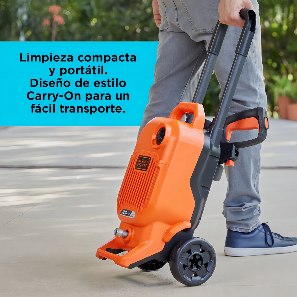 Hidrolavadora Black+decker Bepw1800t 125 Bar 1700w Color Naranjo 50 Hz - Imagen 8