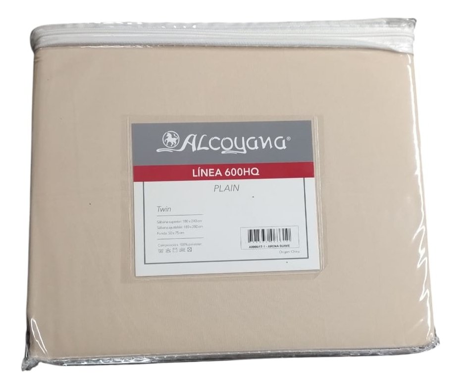 Juego Sábanas Palette Plain Twin Size 600 Hilos - Imagen 7