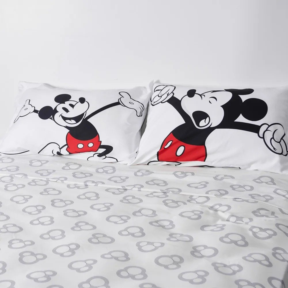 Juego De Sábanas 2 Plazas Piñata Mickey Classic Blanca Blanco Mickey Mouse - Imagen 3