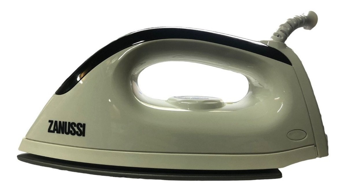 Plancha Seca Zanussi Dib10 1000w Antiadherente Blanca Doméstica Blanco