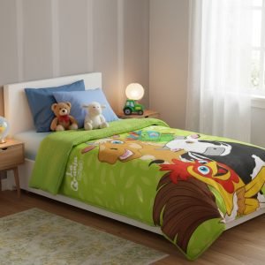 Frazada Piñata Infantil Corderito La Granja 1 Plaza220x155cm La Granja Multicolor