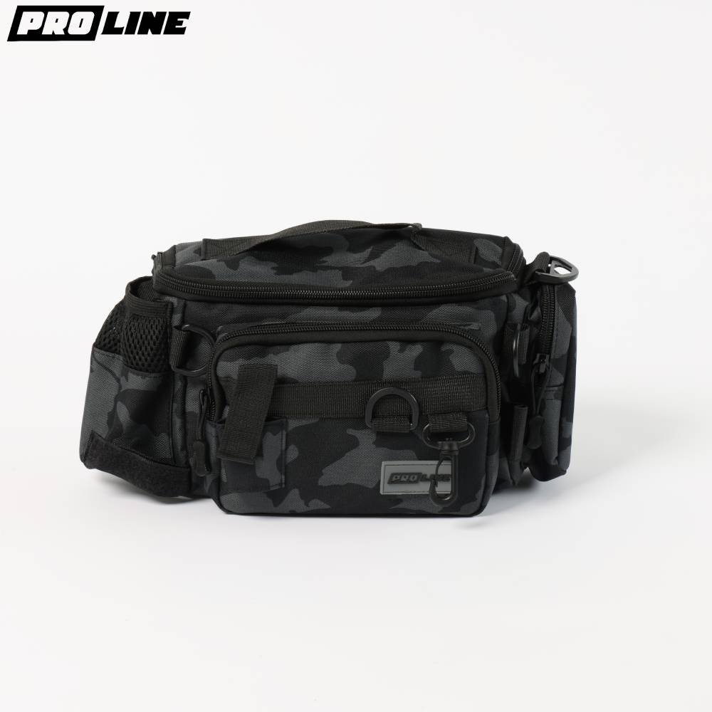Bolso De Pesca Camuflaje Oscuro Proline