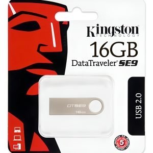 Pendrive Kingston Datatraveler Se9 Dtse9h 16gb 2.0 Plateado