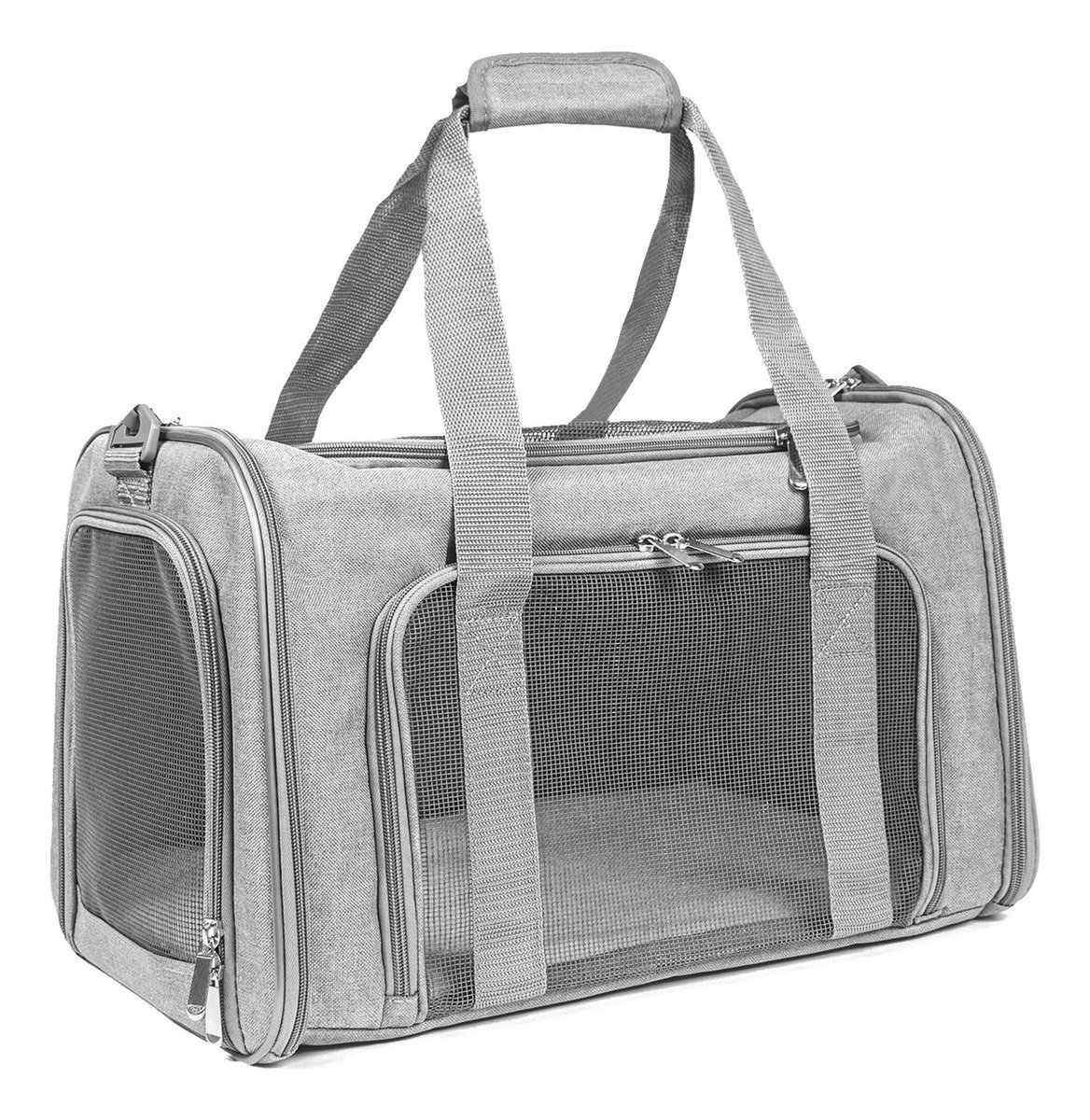 Transportadora Proline Para Mascotas Apta Cabina -vyppr130pi Gris - Imagen 2