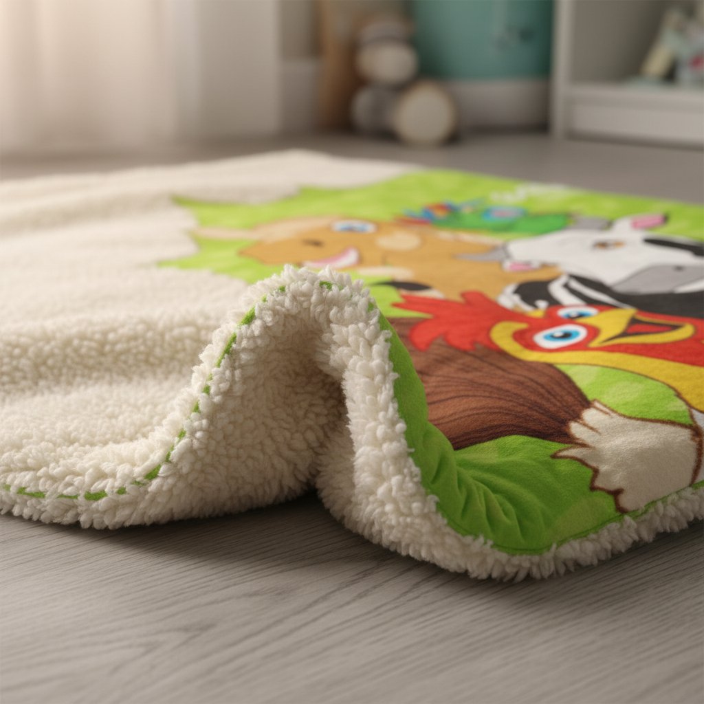 Frazada Piñata Infantil Corderito La Granja 1 Plaza220x155cm La Granja Multicolor - Imagen 6