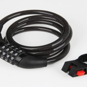 Linga De Seguridad Philco Combinación Numérica 4 Dígitos Negro