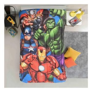 Acolchado 1 1/2 Avengers Color Multicolor Los Vengadores