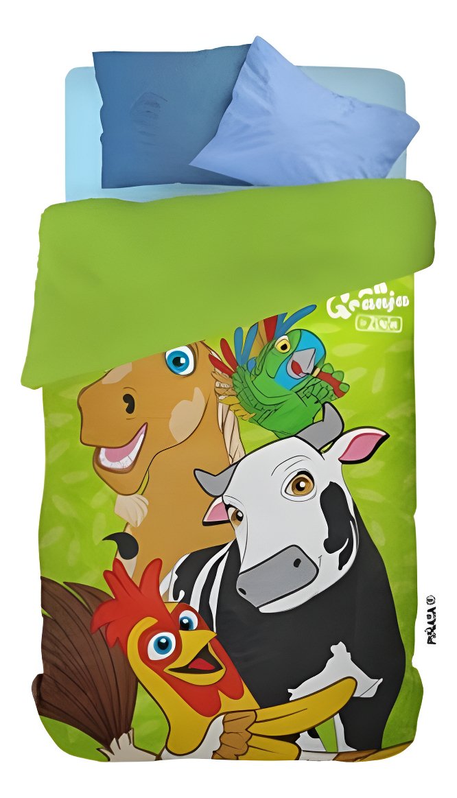 Frazada Piñata Infantil Corderito La Granja 1 Plaza220x155cm La Granja Multicolor - Imagen 3