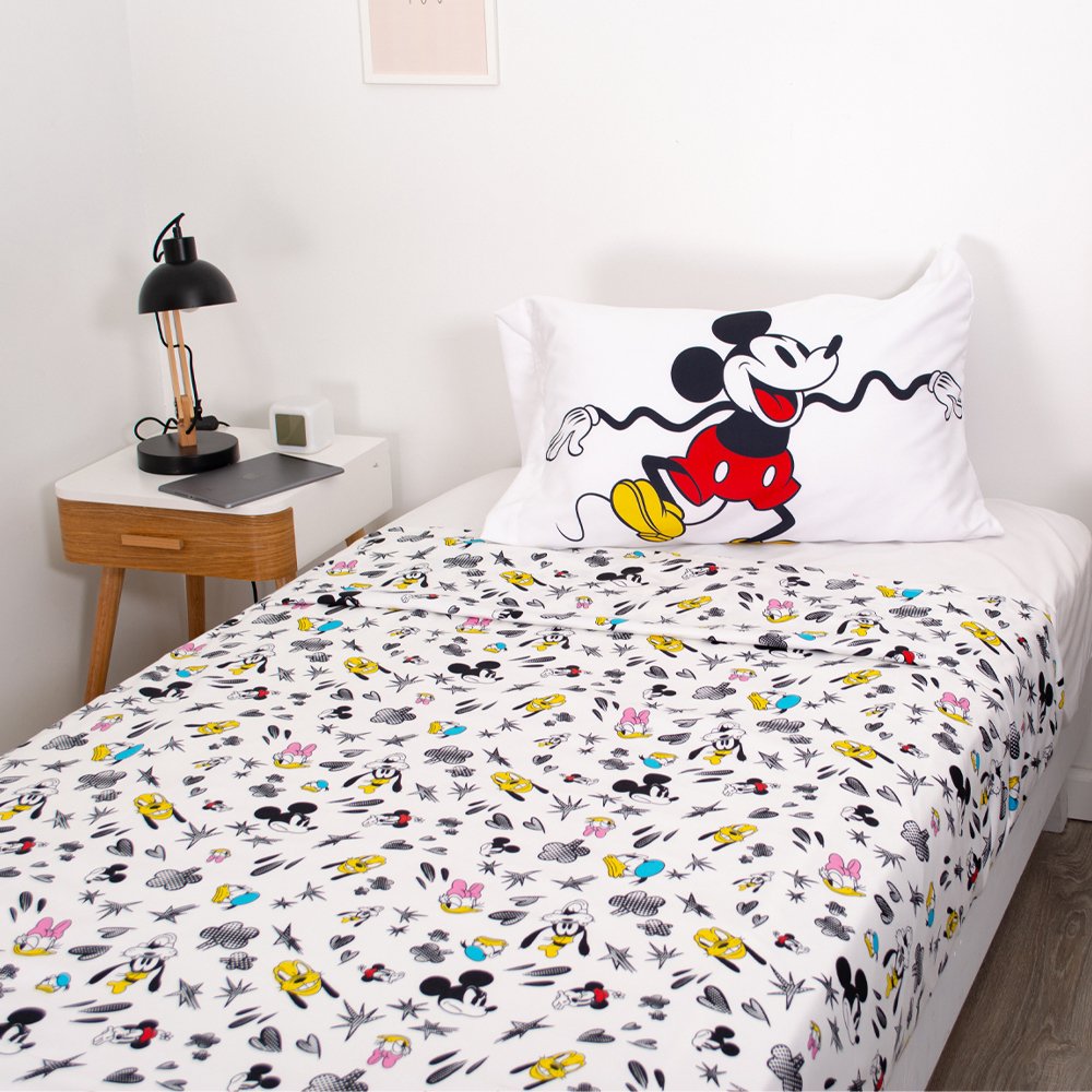 Juego De Sábanas 1 1/2 Plaza Plus Piñata Mickey Disney Mickey Mickey - Imagen 4