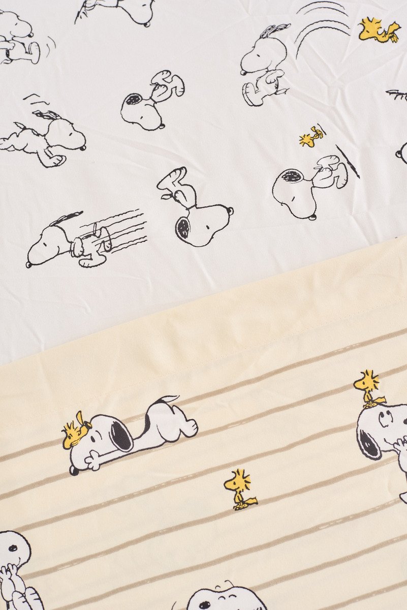 Juego De Sábanas 1 1/2 Plus Snoopy Piñata Beige Snoopy - Imagen 3