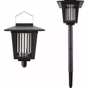 Lámpara Solar Mata Mosquitos Arrow Línea Jardín 2v 14w Negro