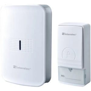 Timbre Enchufable Interelec Blanco Int-32t Sin Pilas 100m Blanco