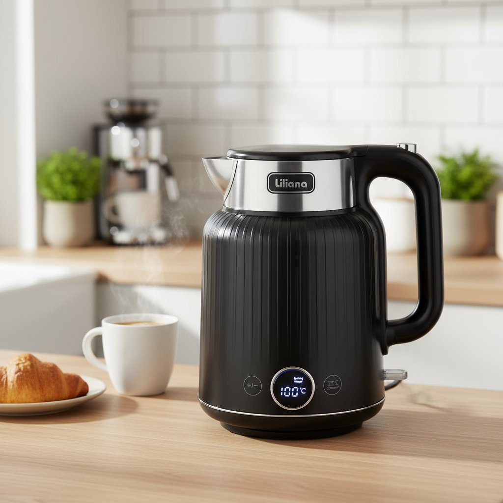 Pava Eléctrica Liliana Safeheat Ap992n 1,5 L Negro - Imagen 3