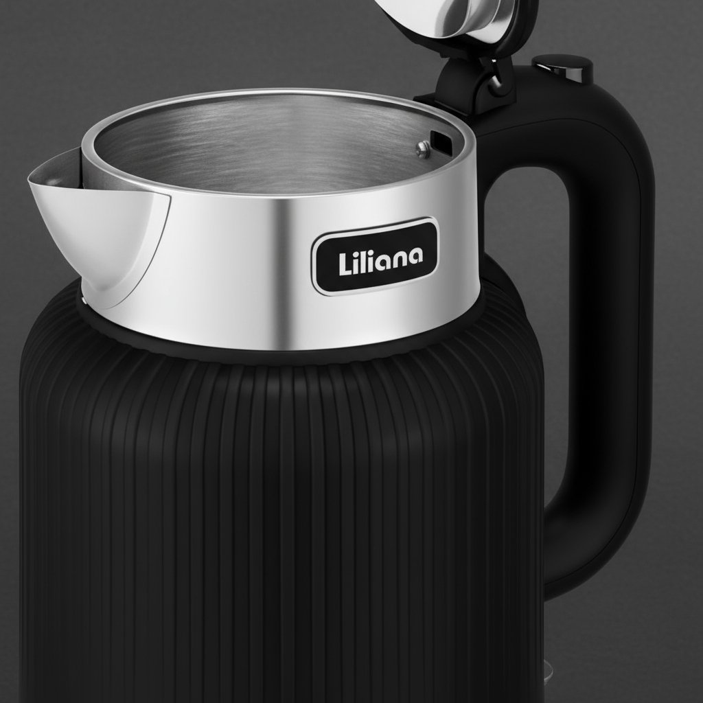 Pava Eléctrica Liliana Safeheat Ap992n 1,5 L Negro - Imagen 7