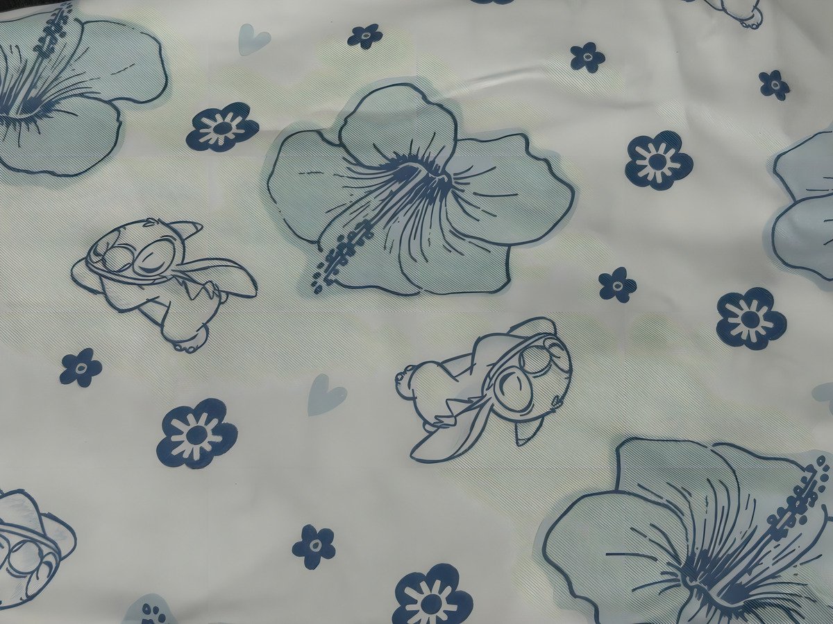 Juego Sabana Queen Size 180 H Piñata 160 X 200 X 30 Cm Diseño Stitch Celeste - Imagen 3