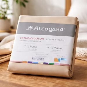 Sabana Ajustable Alcoyana 1 1/2  Estudio 144h