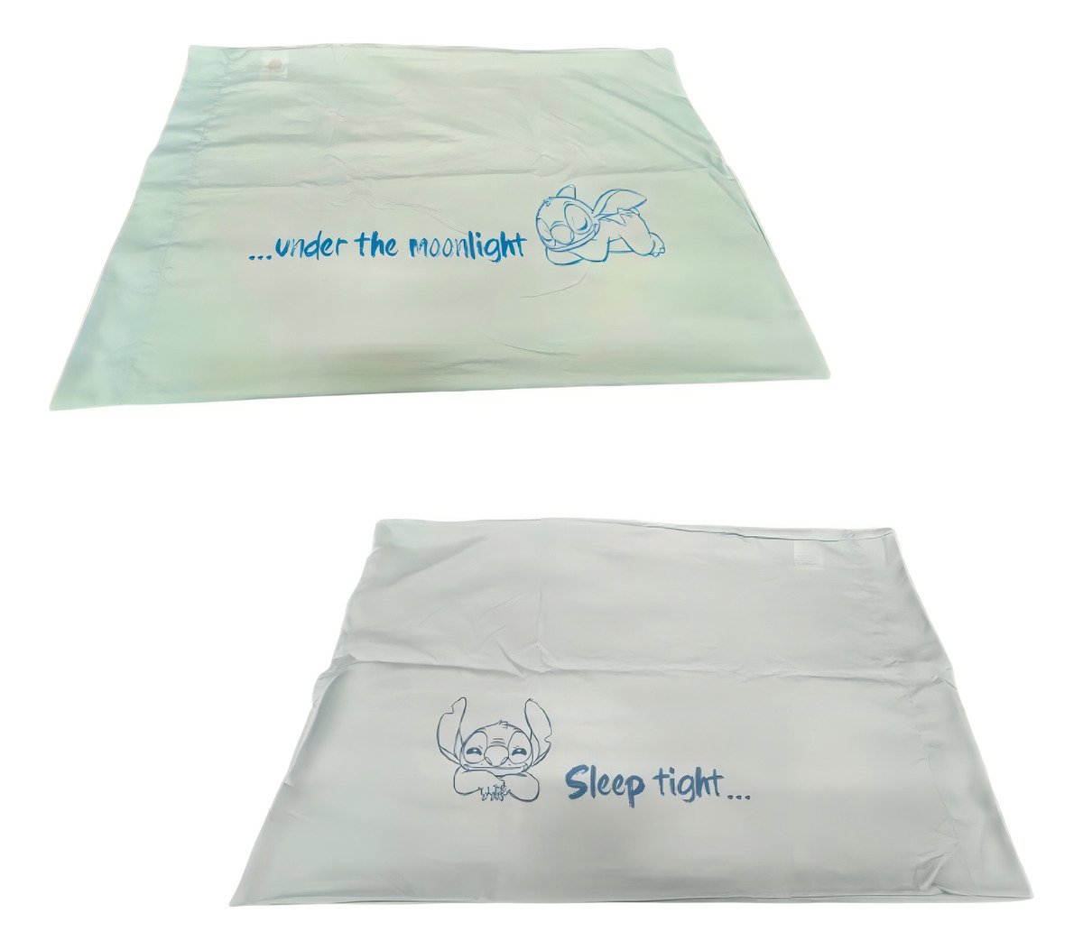 Juego Sabana Queen Size 180 H Piñata 160 X 200 X 30 Cm Diseño Stitch Celeste - Imagen 2