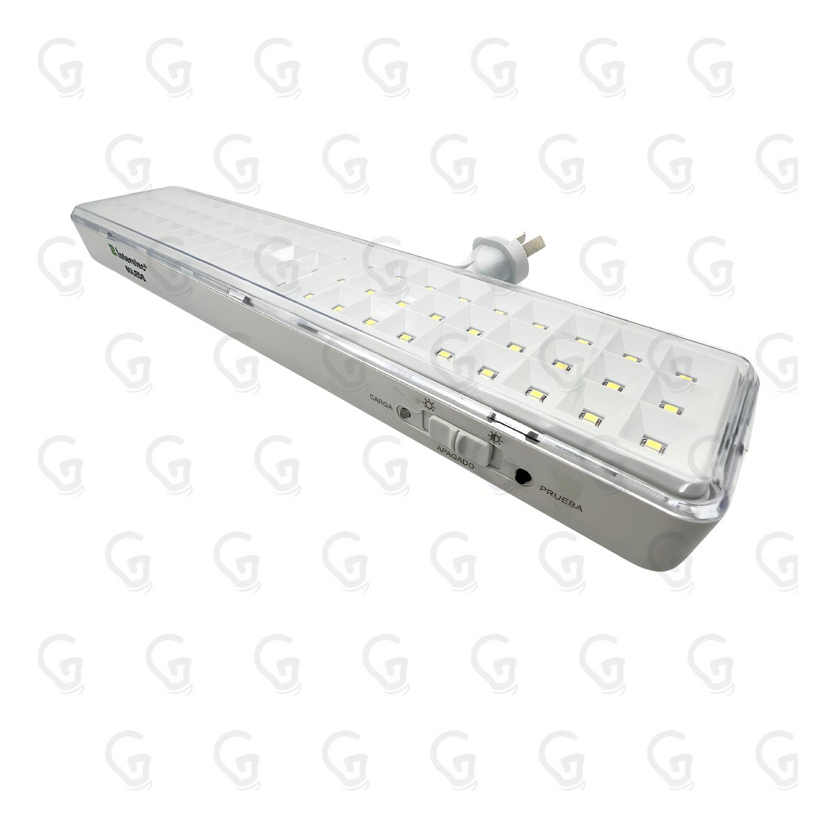 Interelec 404751 Luz De Emergencia Recargable 60 Leds Bateria Litio Color Blanco - Imagen 8
