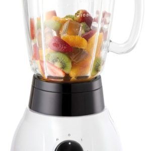 Licuadora Whitenblack By Liliana Jarra De Vidrio 1.5lts 850w Color Blanco