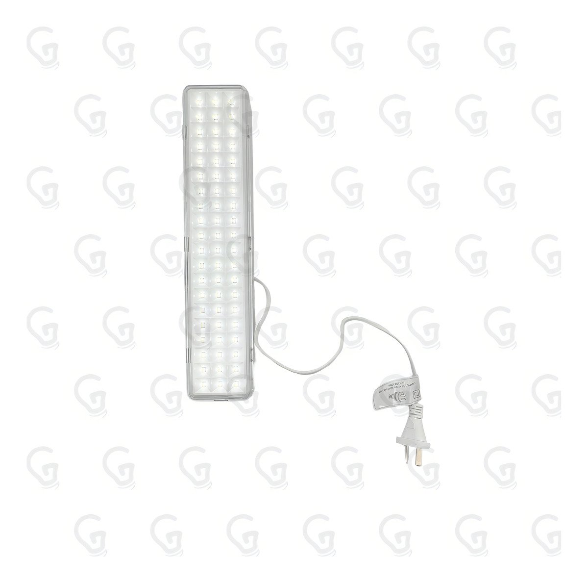 Interelec 404751 Luz De Emergencia Recargable 60 Leds Bateria Litio Color Blanco - Imagen 9