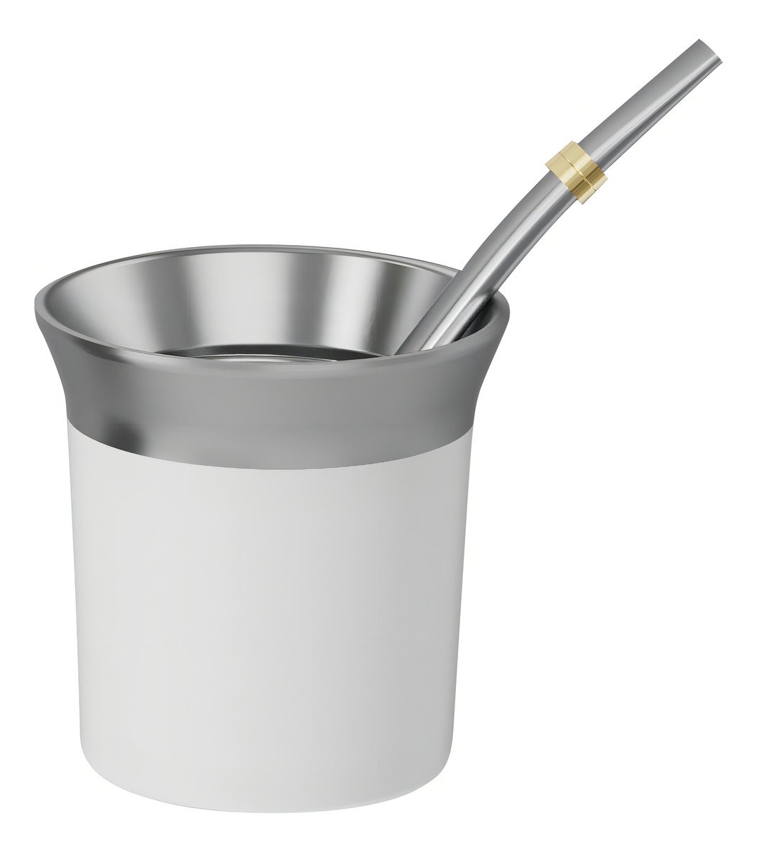 Termo Eléctrico T-mate 1 Litro Tapa Mate Y Bombilla Color Blanco Kanjihome - Imagen 4