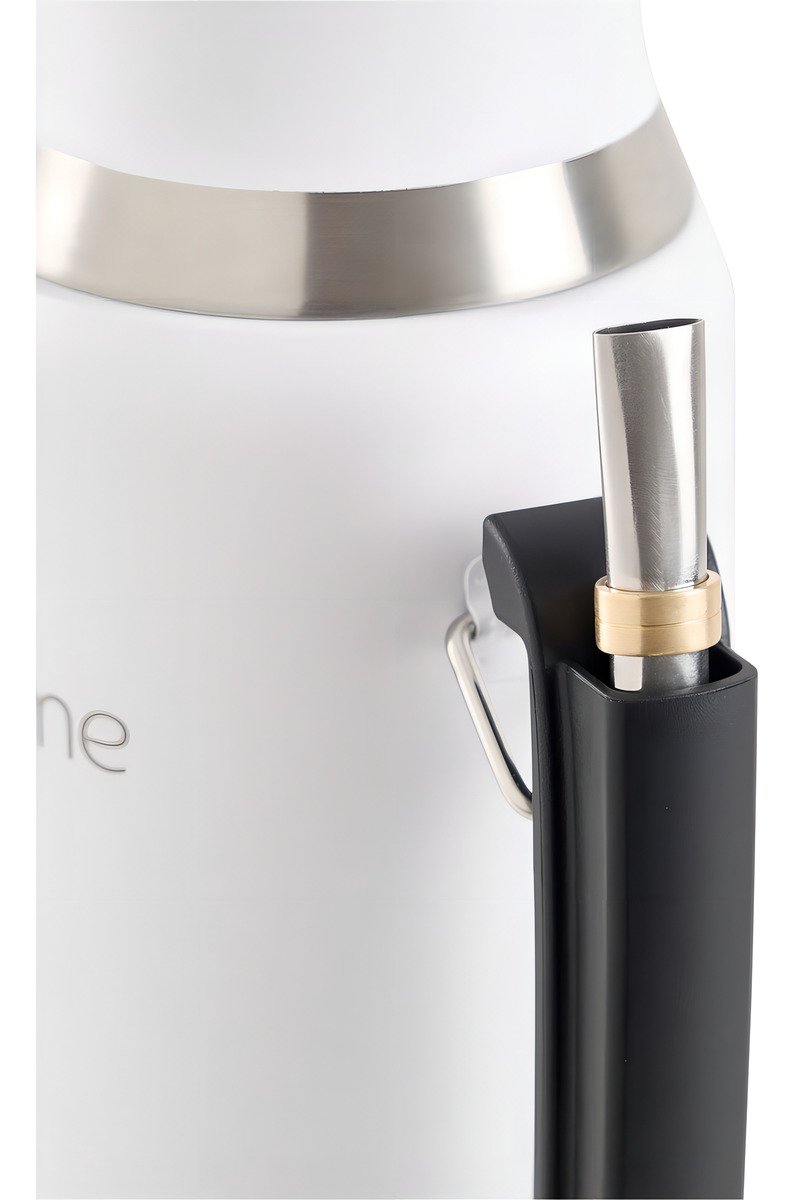 Termo Eléctrico T-mate 1 Litro Tapa Mate Y Bombilla Color Blanco Kanjihome - Imagen 9