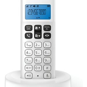 Teléfono Inalámbrico Philips D1311w/77 Blanco