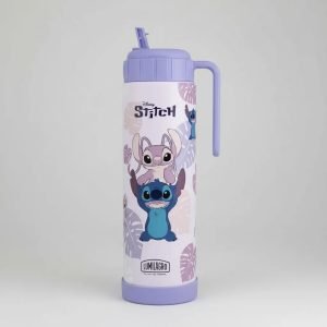 Termo Acero Inox. Lumilagro Disney Stitch 1 Lts Ett0378/st Violeta